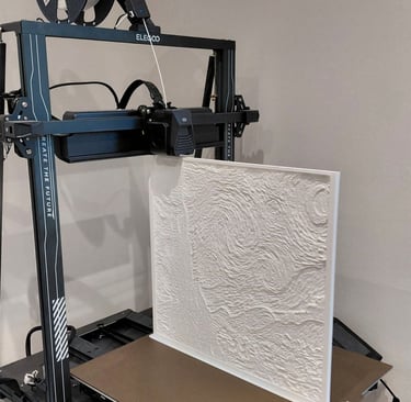 tableau imprimé en 3d