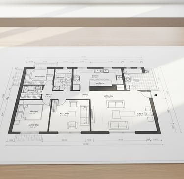Detailed floor plan from as-built survey of a Vancouver residential home