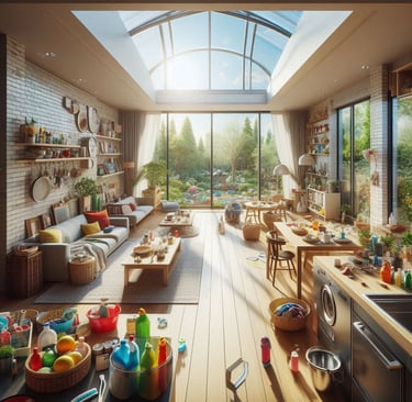 Qui trovi prodottiper la casa, la pulizia, elettrodomestici, cucina, e per la cura del giardino.