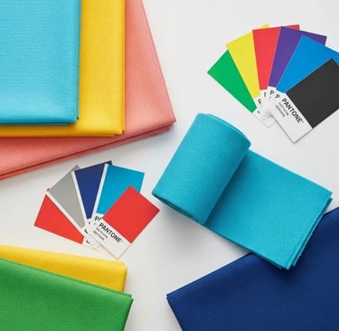 Pilihan warna cerah kain kanvas polyester SIGNIFO untuk bahan proyek DIY tote bag Anda.