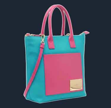 A simple, classic, and functional shopper tote silhouette.
