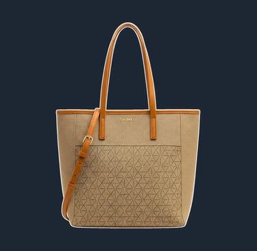 A perfectly proportioned, minimalist tote with a clean, rectangular silhouette and an invisible magnetic closure. The focus i