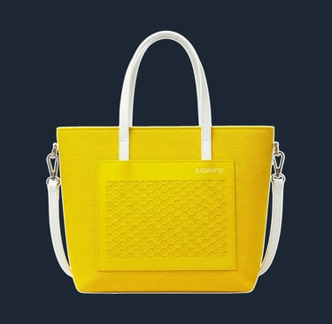 A beautifully simple, unstructured, and slouchy 'slouch' tote with an open top.