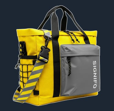 A large, functional, zip-top tote with a slightly unstructured shape, designed for everyday carry.