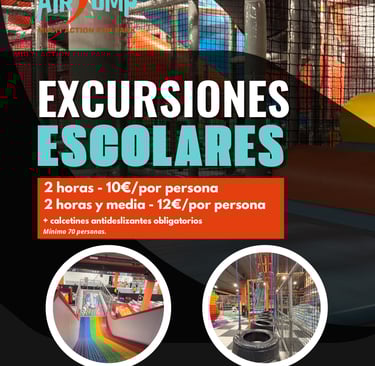 Precio excusiones  escolares Benidorm