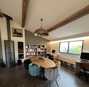 décoration pour télé travail