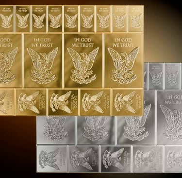 gold and silver prepper bar precious metal investment