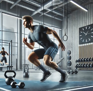 homem se exercitando