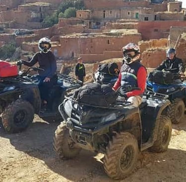 aventure en quad pres d agadir dans un village berbère 