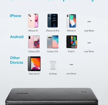 travel portable charging block for accessories