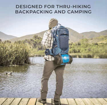 Hyke & Byke Quandary sleeping bag for comfortable backpacking