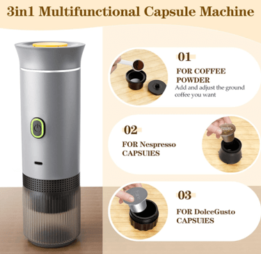 a coffee grinder with instructions to make it easier