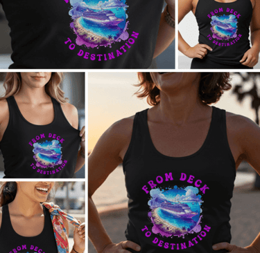 a woman wearing a tank top with a tank top and a tank top with a