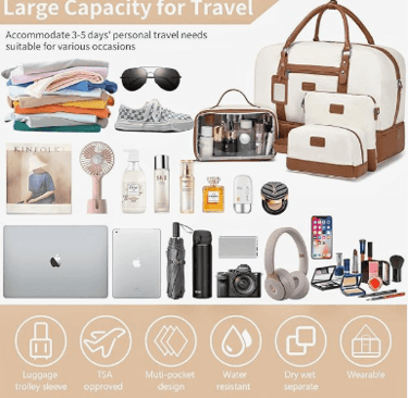 Must-have beauty essentials for Travel-friendly handbags and totes