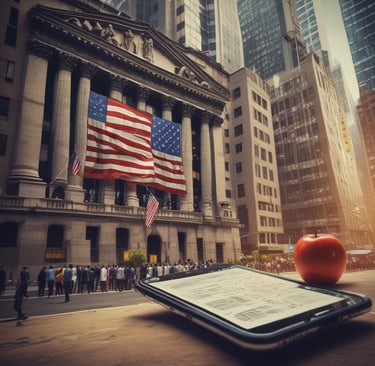red and gold baubles on white and black floral textile