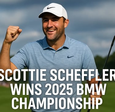 Scottie Scheffler Wins 2025 BMW Championship
