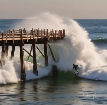 oeanside pier surfing