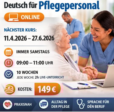 Deutsch für Pflegepersonal