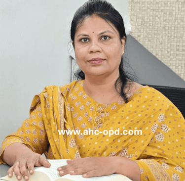 Dr Vaishali Shinde, MD Homeopathy, AHC-OPD