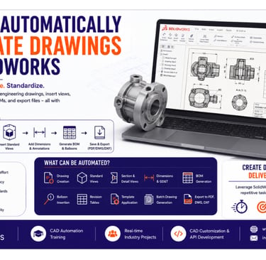 How to Automatically Generate Drawings in SolidWorks