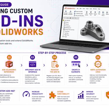 Creating Custom Add-ins in SolidWorks (Step-by-Step Guide)