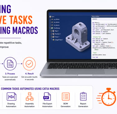 Automating Repetitive Tasks in CATIA Using Macros