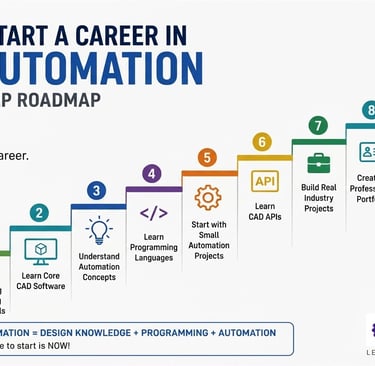 How to Start a Career in CAD Automation (Step-by-Step Roadmap)