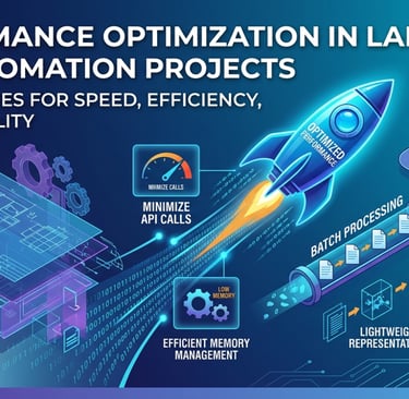 Performance Optimization in Large CAD Automation Projects