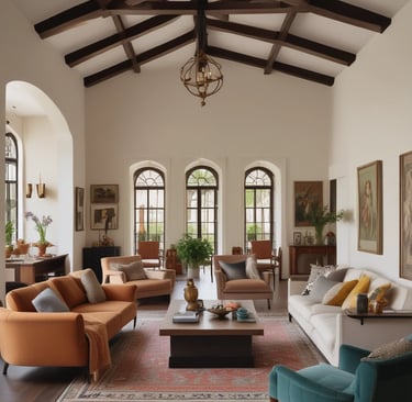 Bright living room with modern inventory