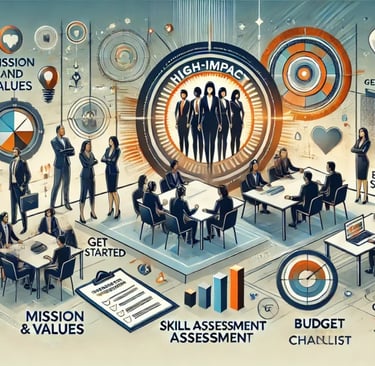 a business presentation of a business meeting