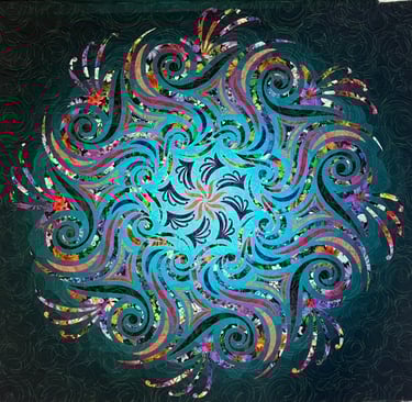 Supernova Spiral wall hanging