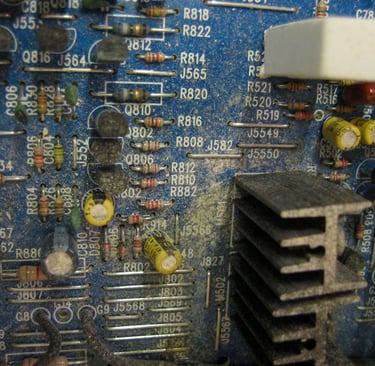 Water Damage Circuit Board Before
