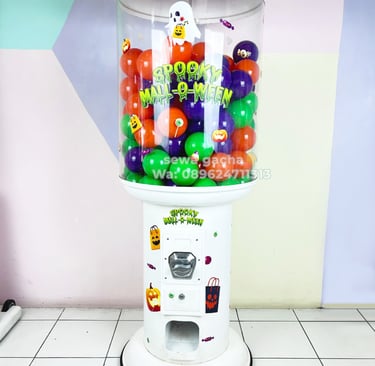 sewa mesin gachapon medium putih bekasi