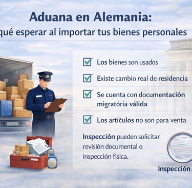Aduana en Alemania: qué esperar al importar tus bienes personales