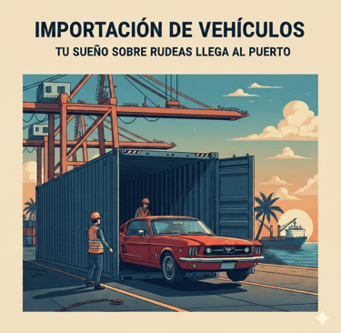 Importación de vehículos como parte de menaje de casa usado en México
