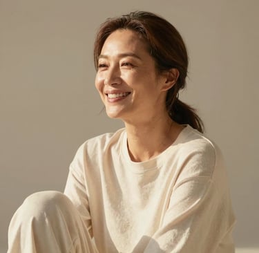 Woman over 50 with healthy skin representing collagen benefits during menopause