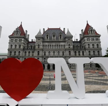 I Love New York Logo Glaser City view FEVR Motion Graphics Services New York