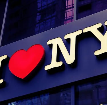 I Love New York Logo Purple FEVR Motion Graphics Company New York