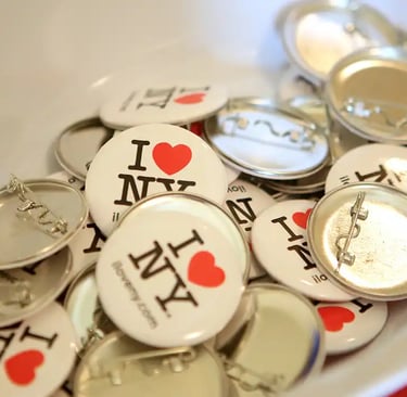 I Love New York Logo Pin FEVR Motion Graphics Company New York