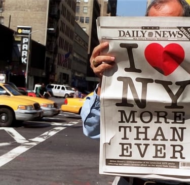 I Love New York Logo Newspaper FEVR Motion Graphics Services New York