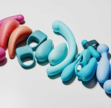 a rainbow colored plastic object with a rainbow colored plastic object