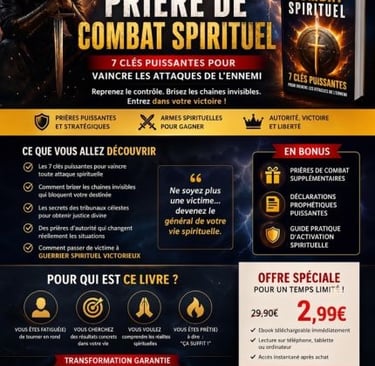 Prière de Combat Spirituel  7 Clés Puissantes pour Vaincre les Attaques Spirituelles et Reprendre le