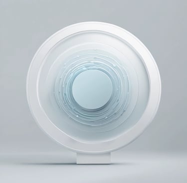 photo of white staircase