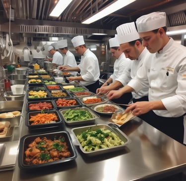 A beautifully arranged plate featuring seasonal ingredients and garnishes.