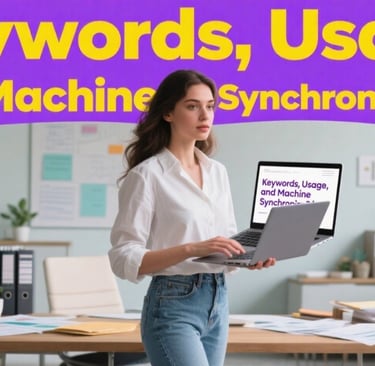 a woman holding a laptop computer keyboard and a laptop keyboard with a keyword