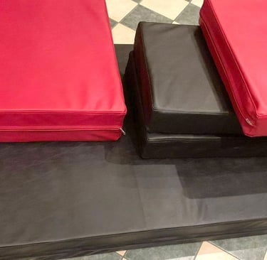 Fábrica de colchonetas a medida. Con o sin funda. Placas de goma espuma para colchonetas.