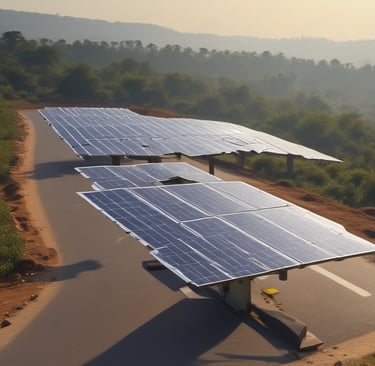A satisfied client standing next to their newly installed solar panels.