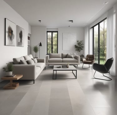 A bright, modern kitchen showcasing sleek wooden cabinets with soft-close drawers and brushed metal handles.