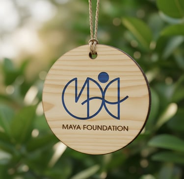 Maya Foundation Logo, design by : Mantegh Studio