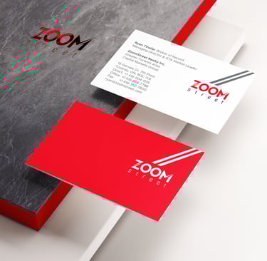 Zoom Street Business card design by : Mantegh Studio